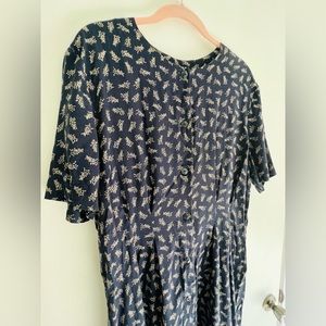 Vintage Norton McNaughton Button Up Dress Size 12